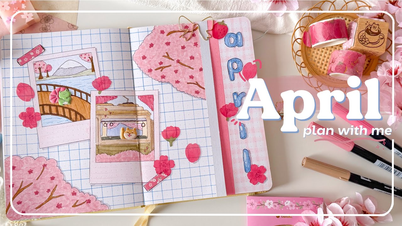 Planea conmigo | Bullet Journal Abril 2025🌸