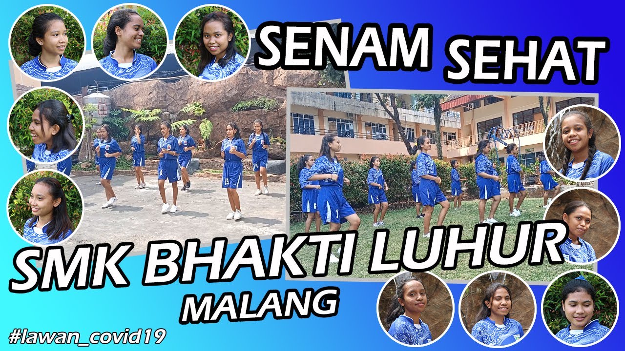 Senam Bersama SMK Bhakti Luhur Malang