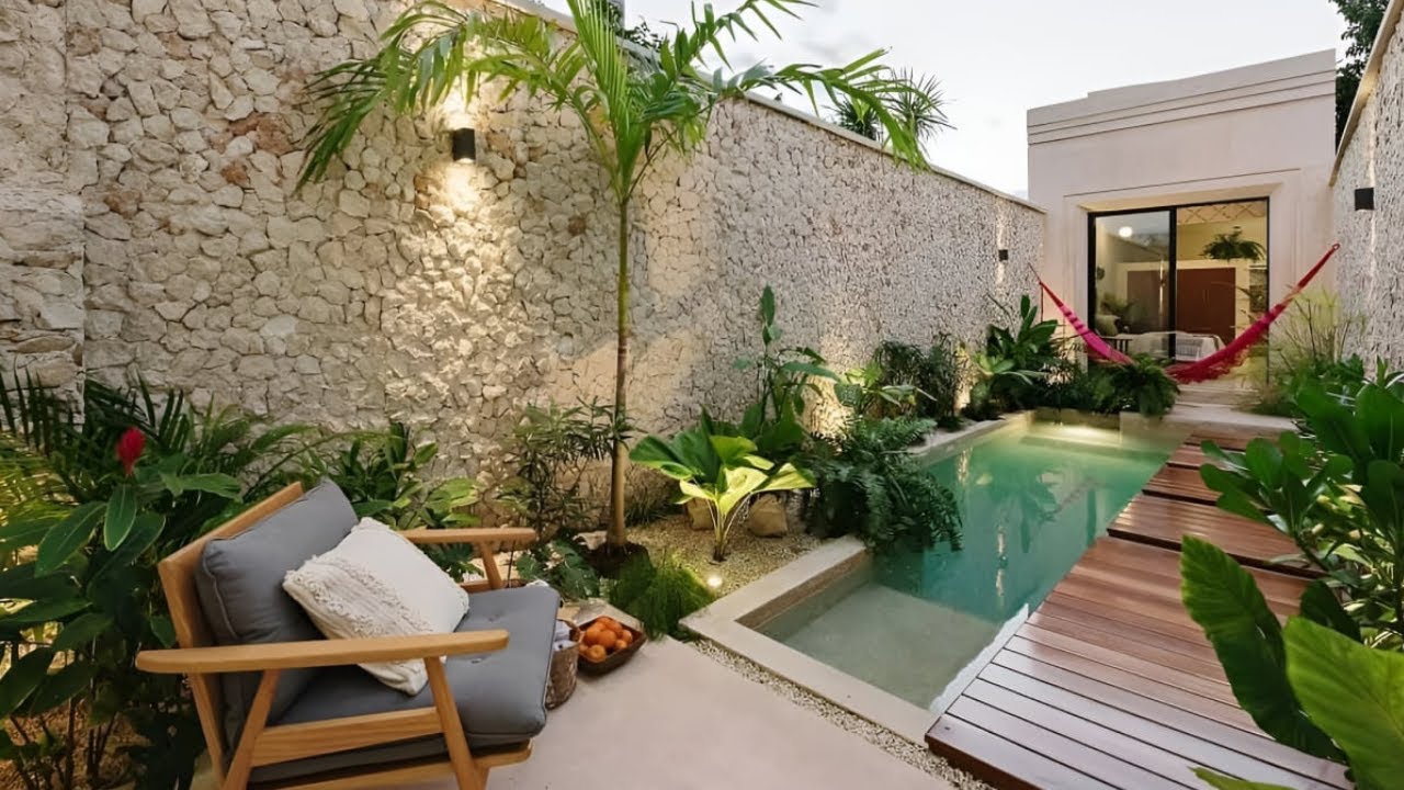 +310 Ideas de MINI PISCINAS PEQUE&Ntilde;AS en PATIOS PEQUE&Ntilde;OS que aprovechan muy bien el espacio