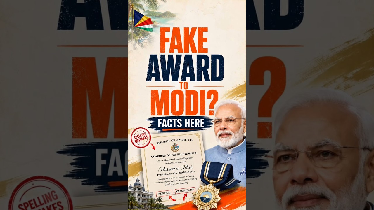 Was PM Modi Given a 'Made-Up' Award in Seychelles? | Full Story Explained
