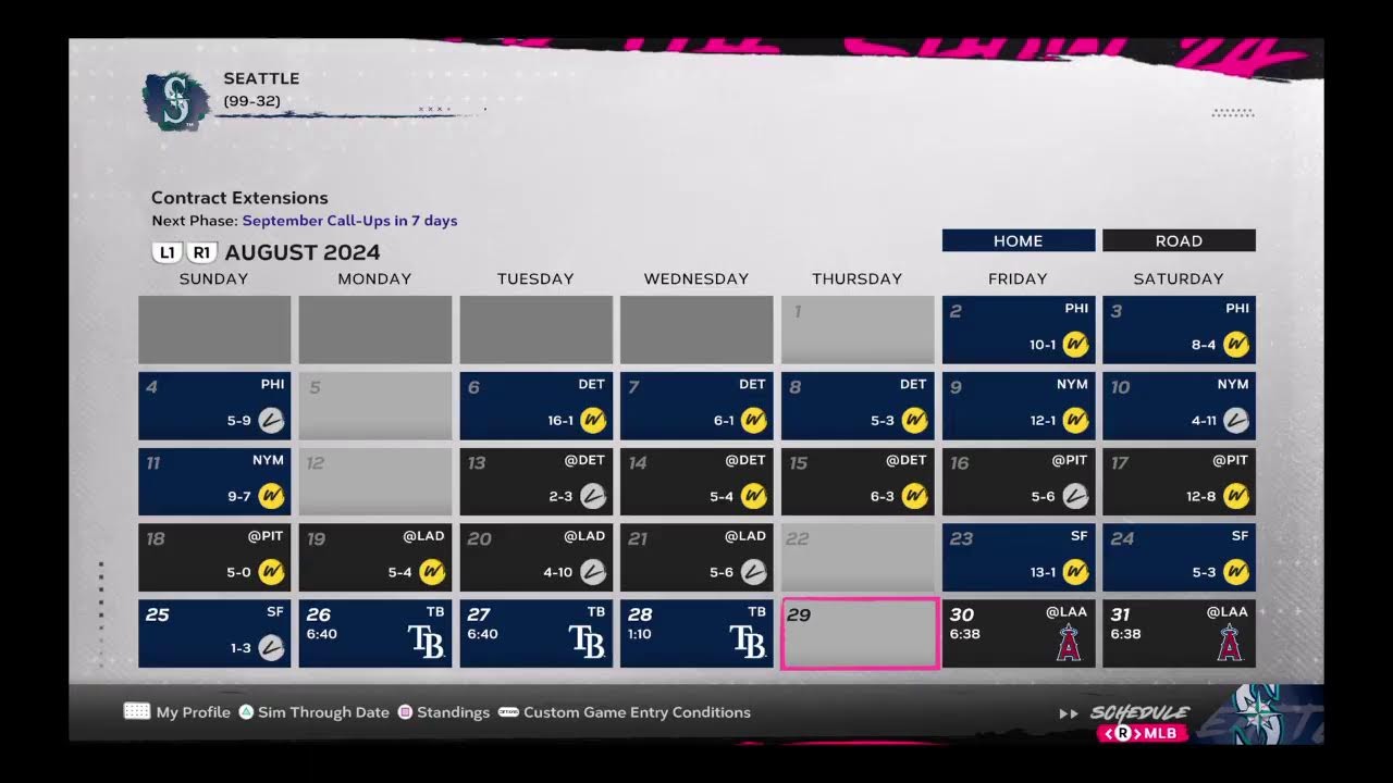 Mlb the show 24 franchise vs san francisco giants