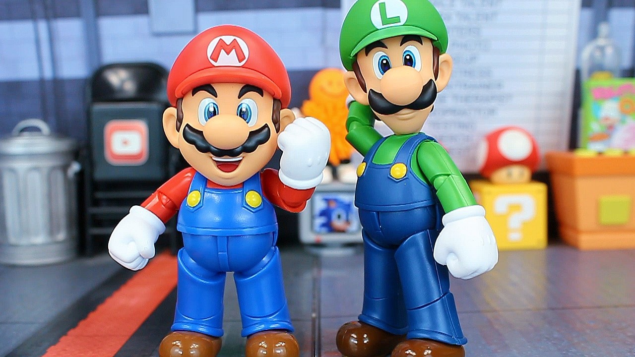 S.H.Figuarts Mario And Luigi Figure Review!