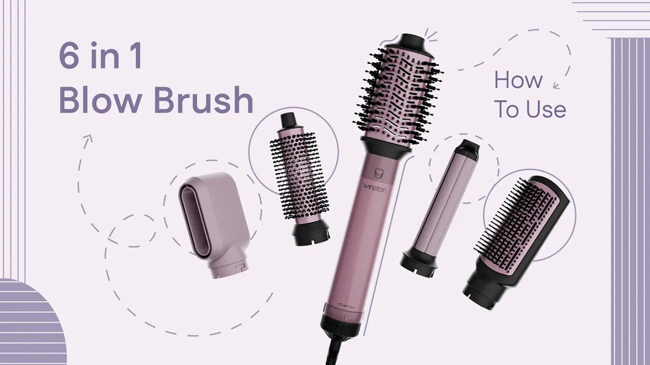Winston 5 in 1 Hair Blow Brush Tutorial: How to get started with your Winston 5in1 Blow Drying Brush