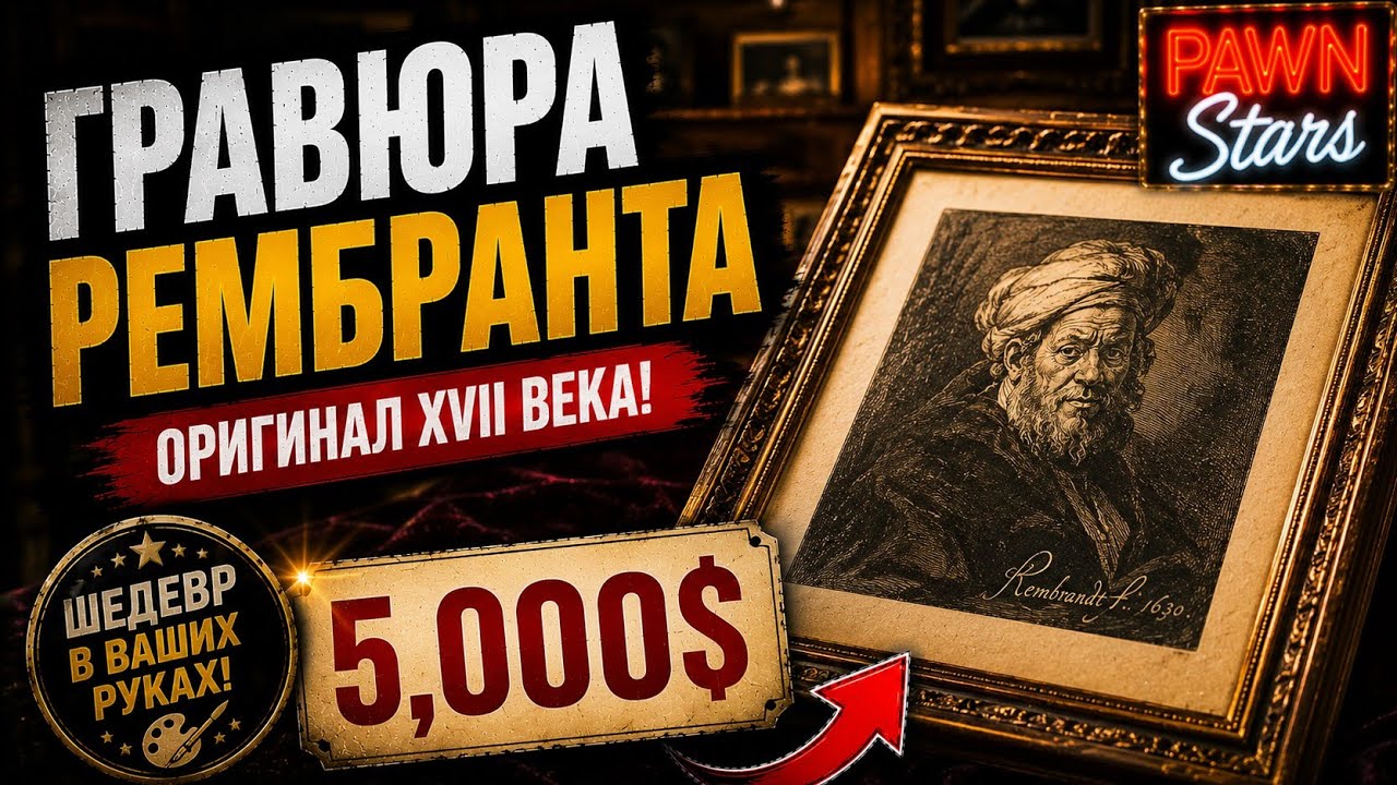 Звёзды ломбарда - Гравюра Рембранта