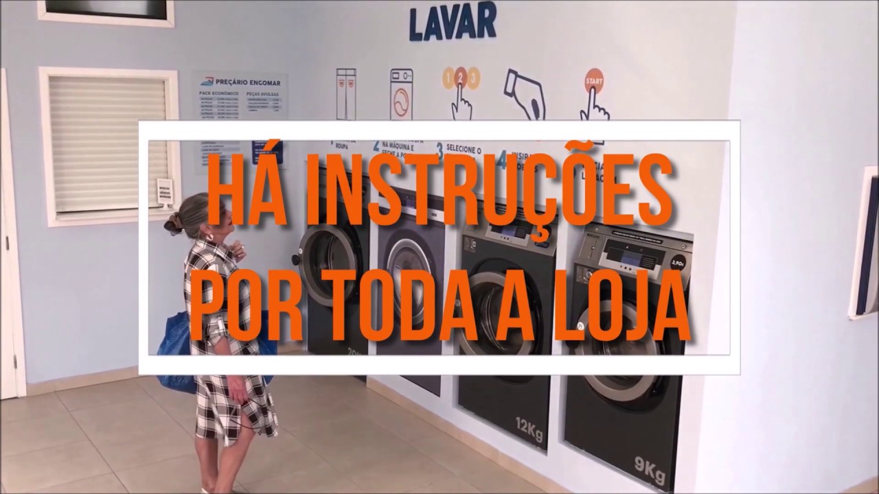 Lavandaria Self-service Ondas e Nuances - Como usar