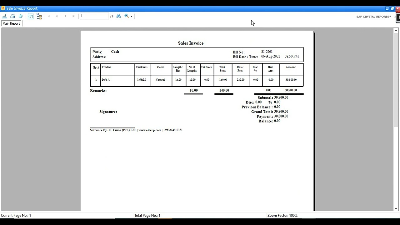Aluminum Business Management Software