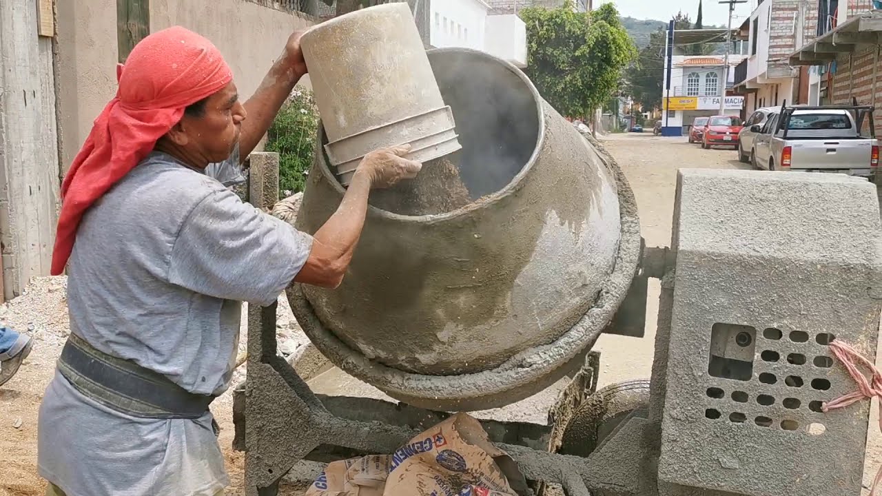 Preparación de concreto F'c 250 kg/cm2 con fibra de vidrio