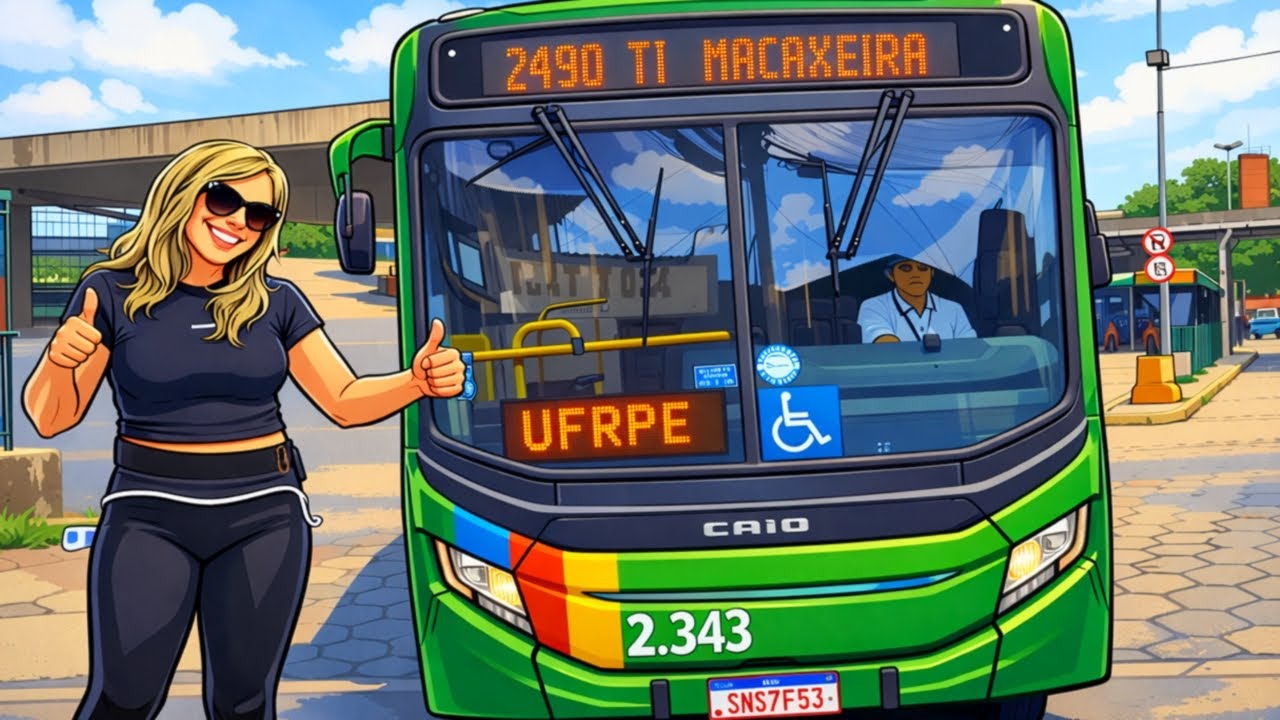 Primeiro vídeo que eu mesma  gravei com  muitos ônibus em Camaragibe -  Será que  ficou bom?