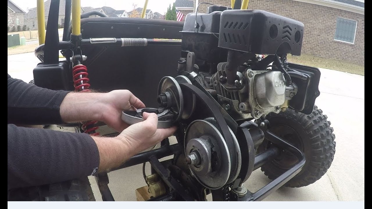 Torque Converter Clutch Replacement on an American Sportworks Black Widow Go Kart