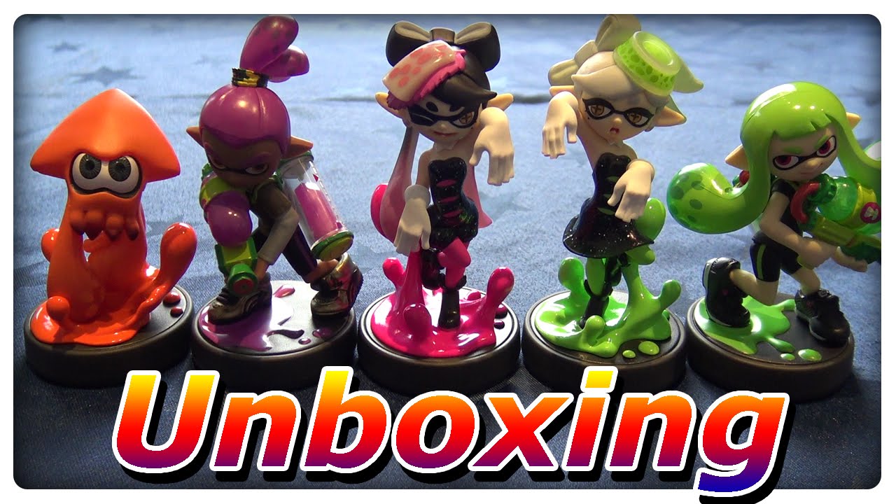 SPLATOON COLLECTION amiibo Unboxing