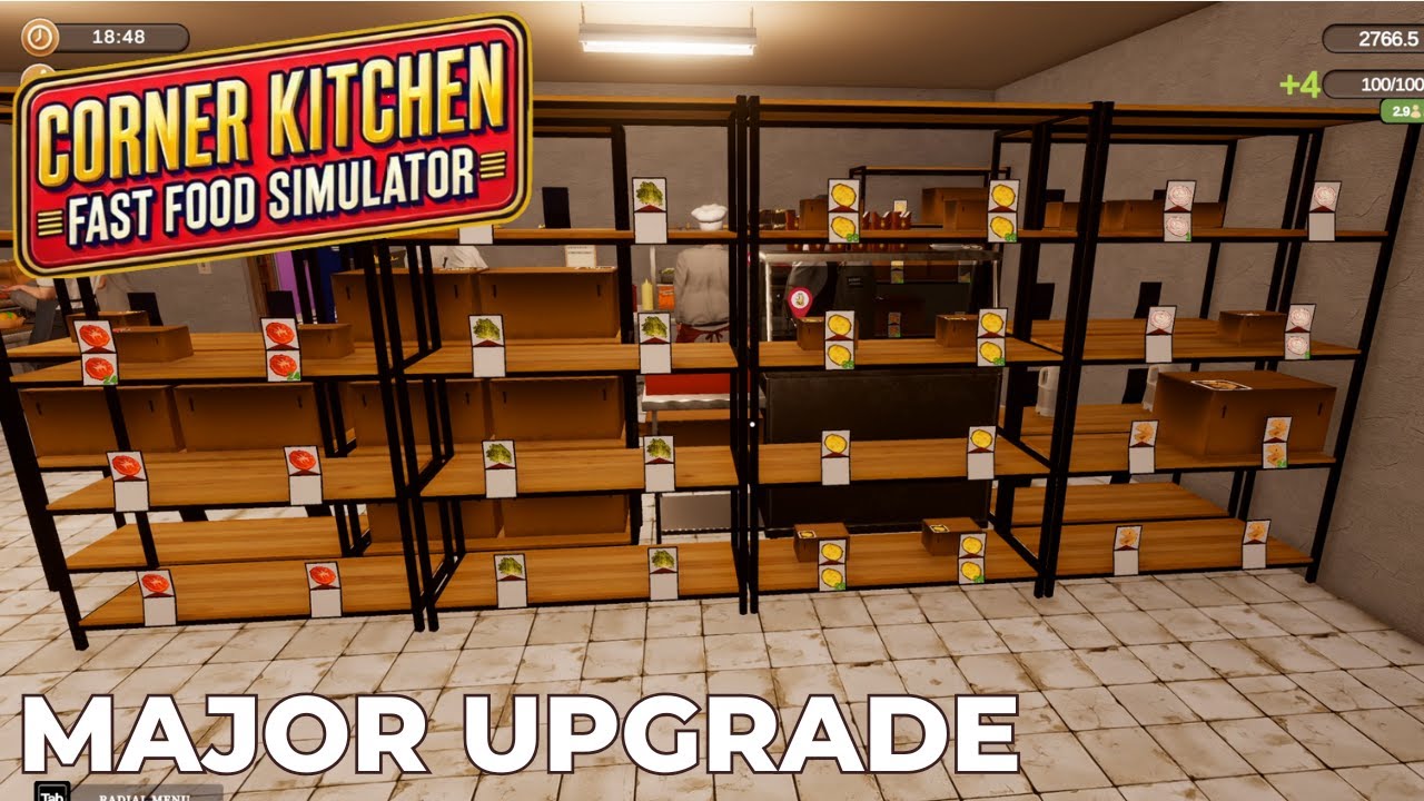 Corner Kitchen Fast Food Simulator | Bigger Kitchen, Better Layout & Second Drink Station