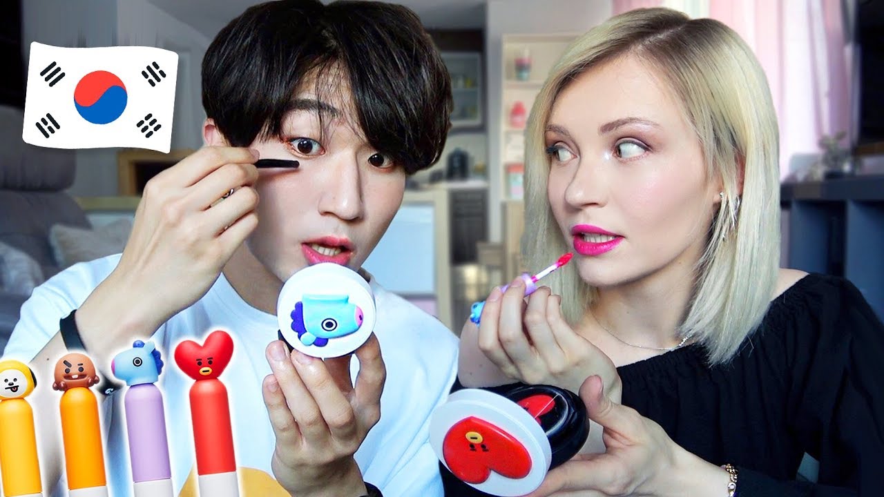 Boyfriend VS Girlfriend Korean Makeup Challenge