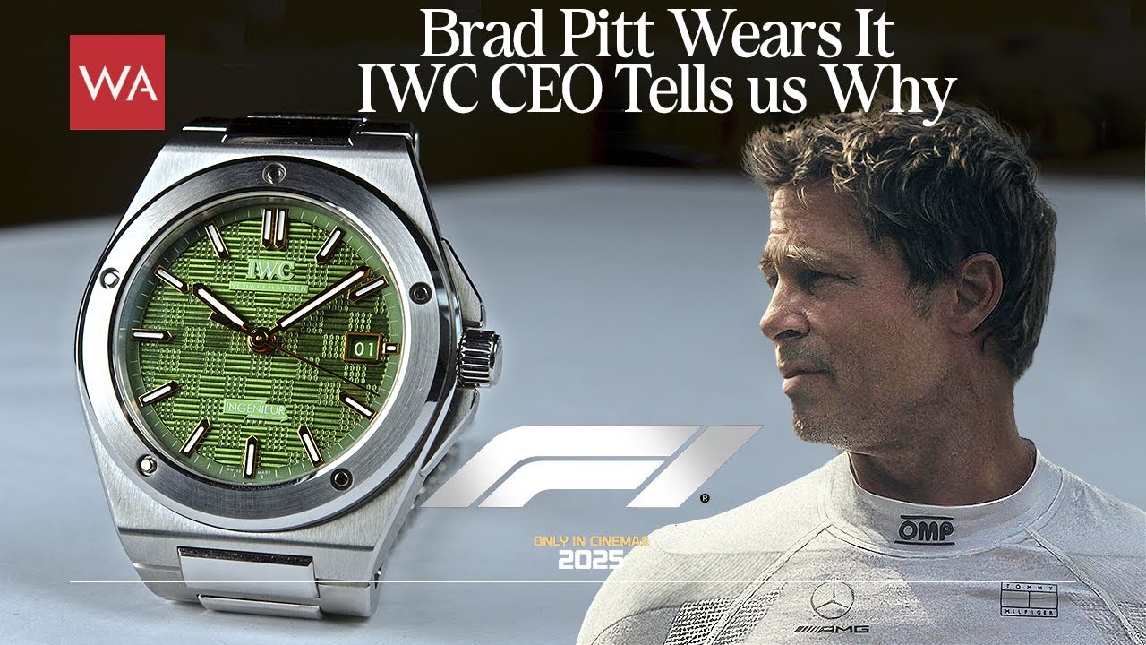 Brad Pitt&rsquo;s IWC Schaffhausen F1 Watch &ndash; CEO Chris Grainger-Herr Shares the Story | WatchAdvisor