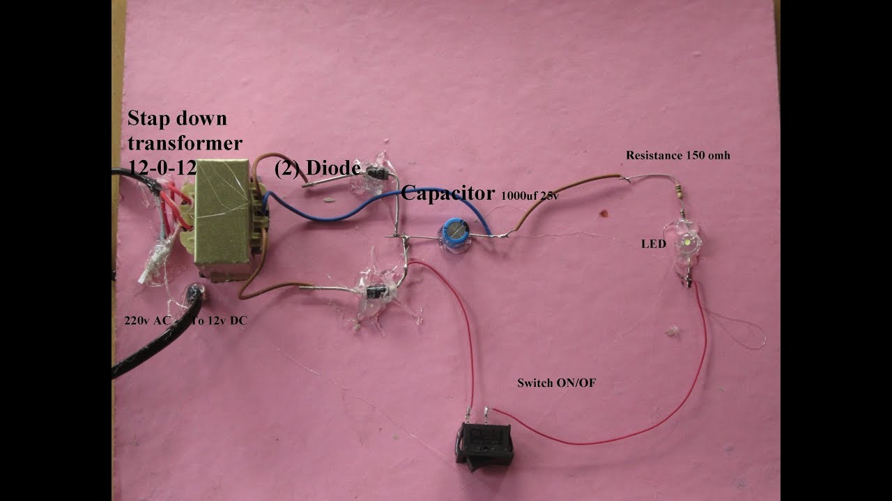 Transformer Step Down School project (Hind)