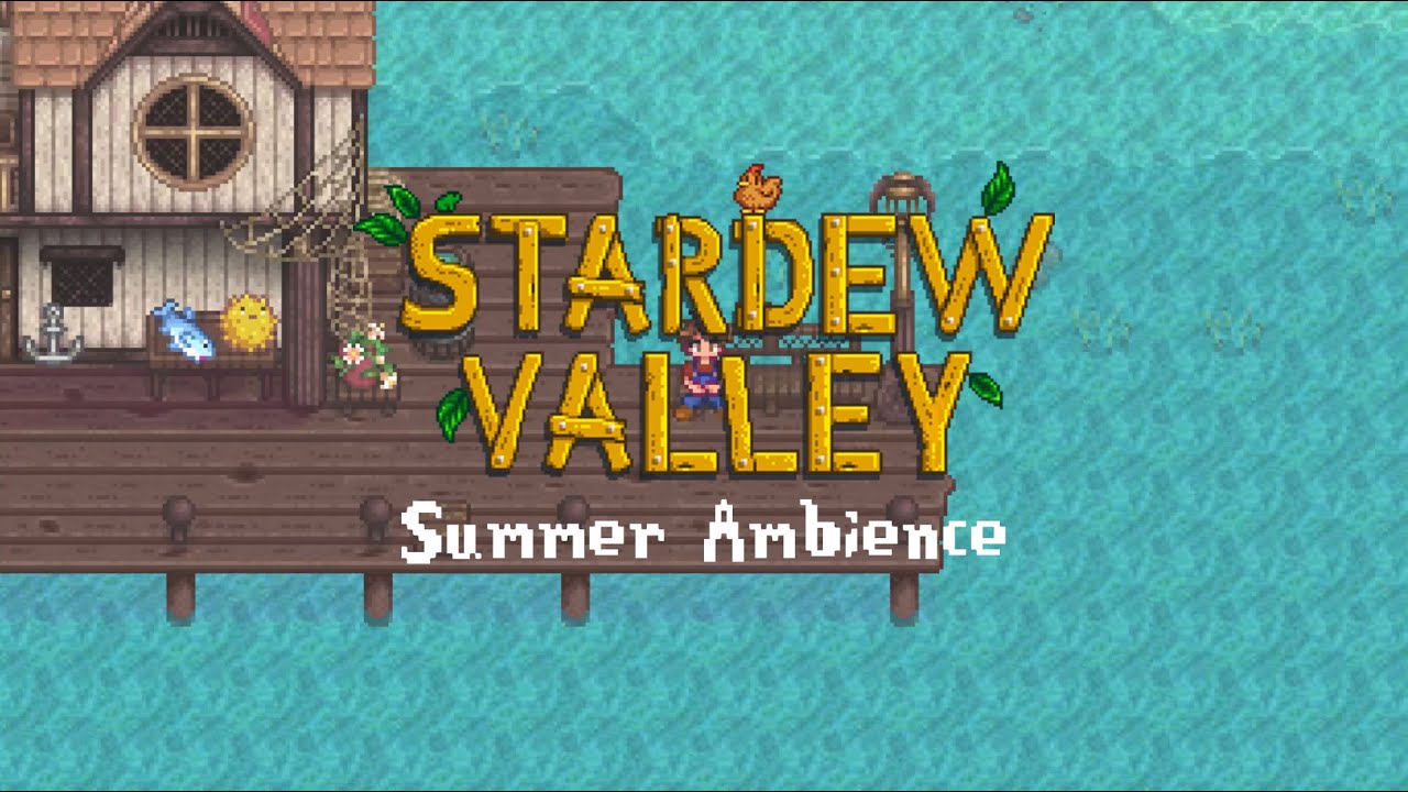 Stardew Valley Music To Help You Focus | With Beach Ambience