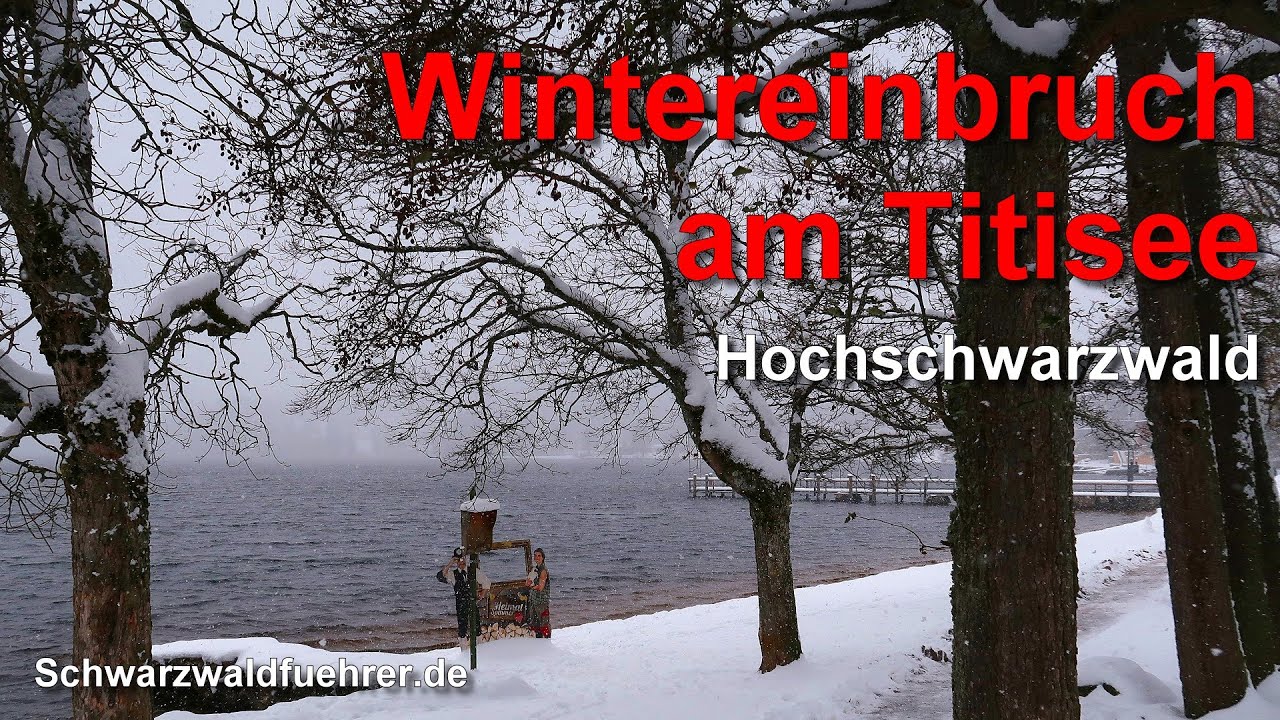 Wintereinbruch am Titisee
