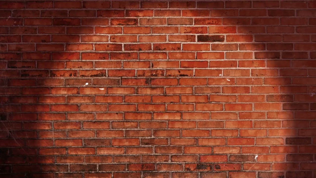 Video background for tik tok - Spotlight shines on brick wall | you have been discovered)
