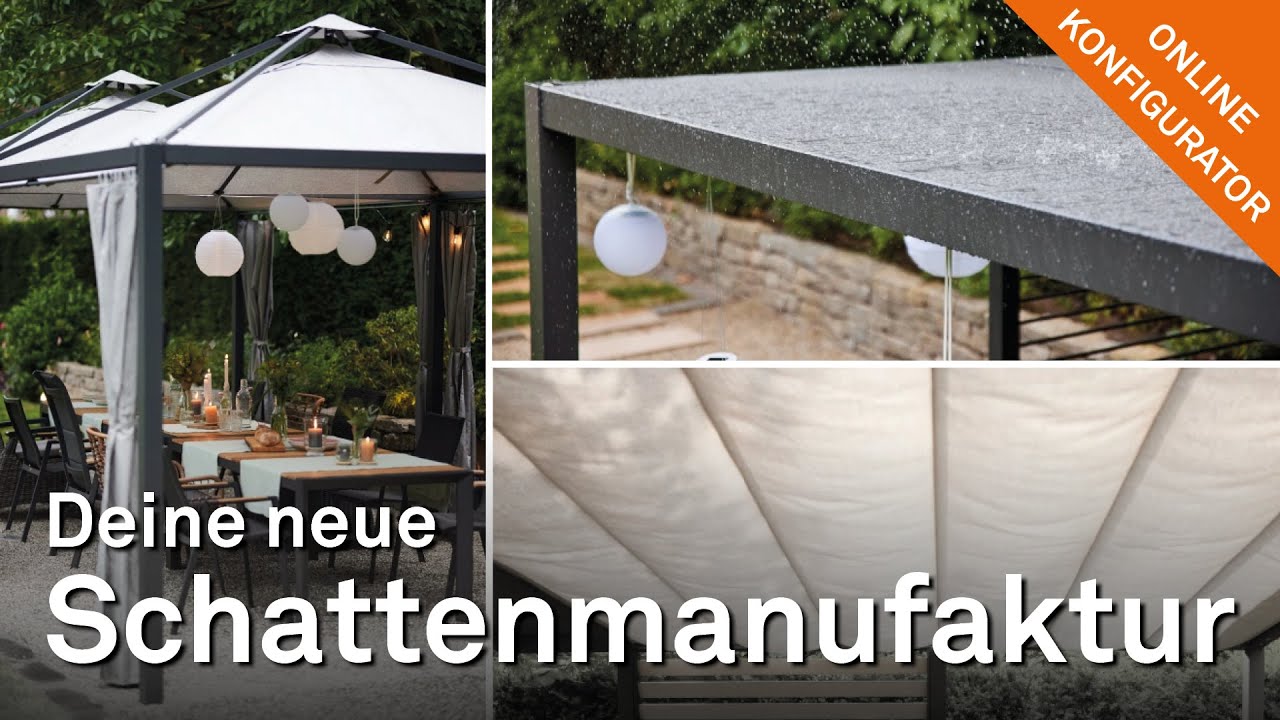 Siena Garden | Die Schattenmanufaktur | Terrassenüberdachung | Pergola