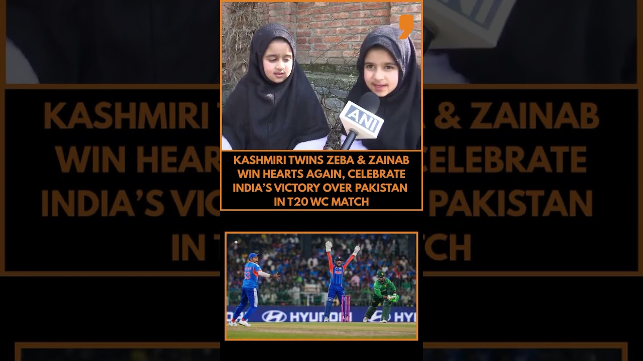 Kashmiri Twin Sisters Zeba & Zainab Celebrate India&rsquo;s Win, Go Viral Again