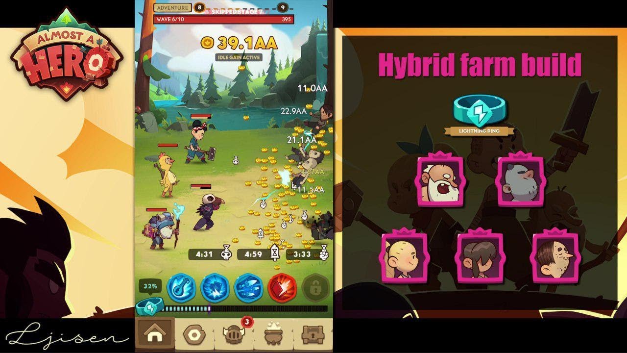 Almost a Hero - Speedrun to 909 | Endgame Hybrid Farm Build