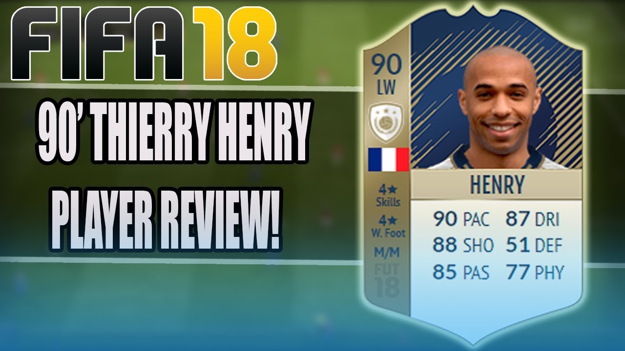 FIFA 18 ICON THIERRY HENRY (90) PLAYER REVIEW | Fifa 18 Ultimate Team