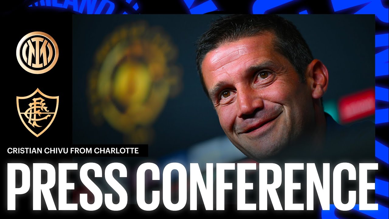 LA CONFERENZA STAMPA DI CHIVU ALLA VIGILIA DI INTER-FLUMINENSE ⚫🔵🎙️ | LIVE FROM CHARLOTTE 🇺🇸