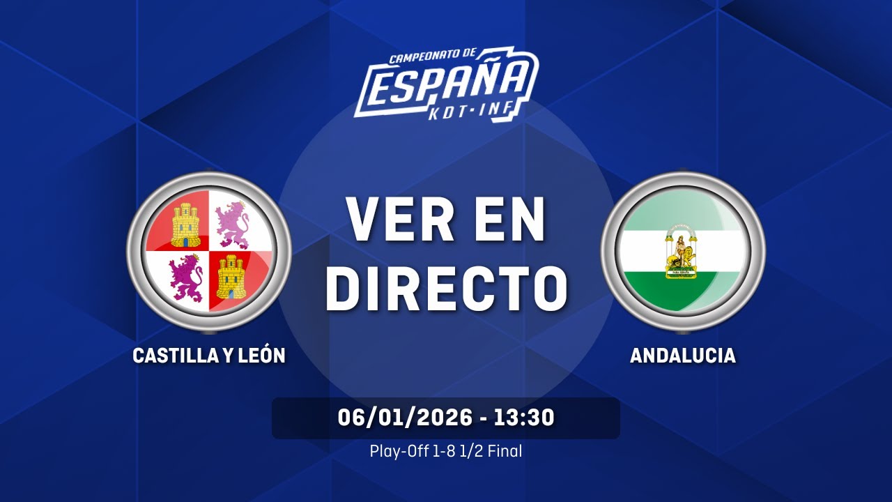 CASTILLA Y LEÓN vs ANDALUCIA | Play-Off 1-8 | 1/2 Final | CESA Cadete Femenino