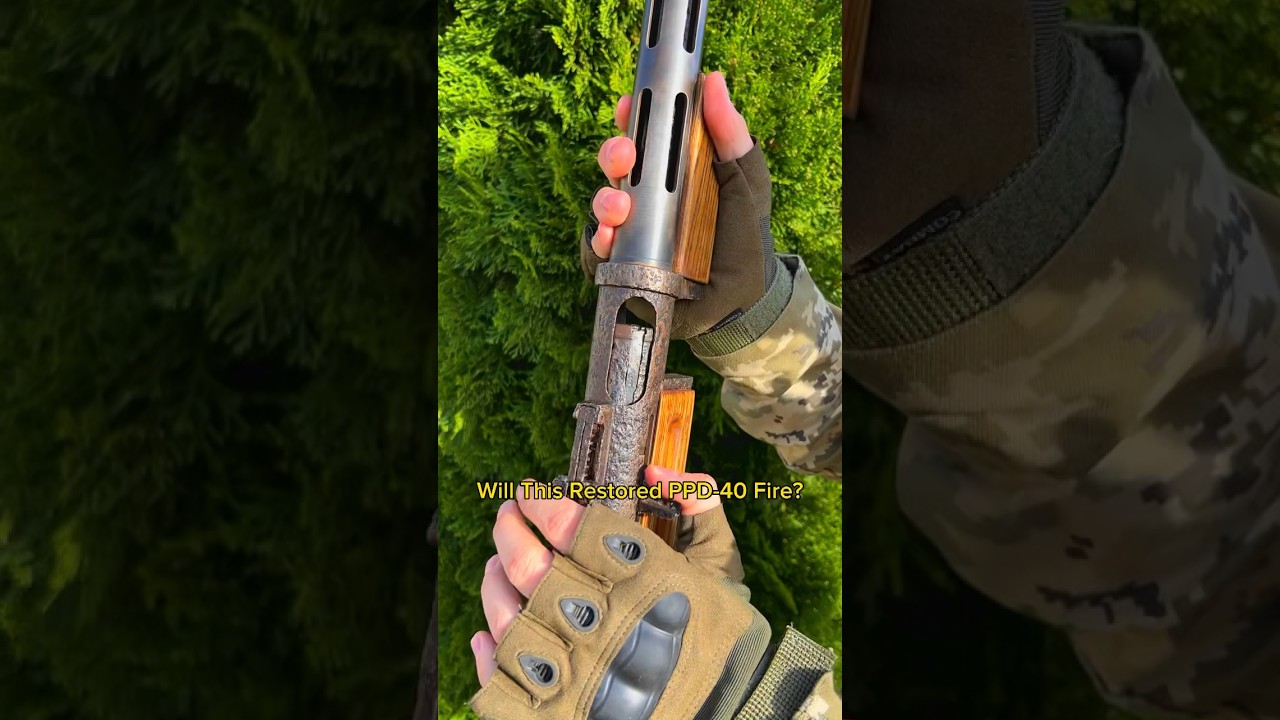 Restored PPD-40: Will it Fire? #guns #cats