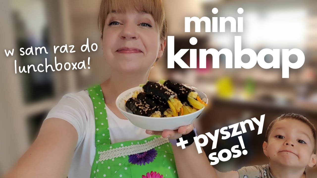 Drugie śniadanie inaczej - mini kimbap - najprostsze rolki świata - super opcja do lunchboxa