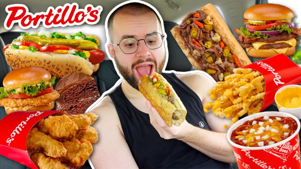 I Only Ate Portillo's for 24 HOURS CHALLENGE!