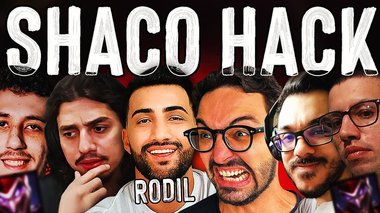 SHACO DO RODIL DE HACK vs 4 HIGH ELO (E O JB SNIPER)