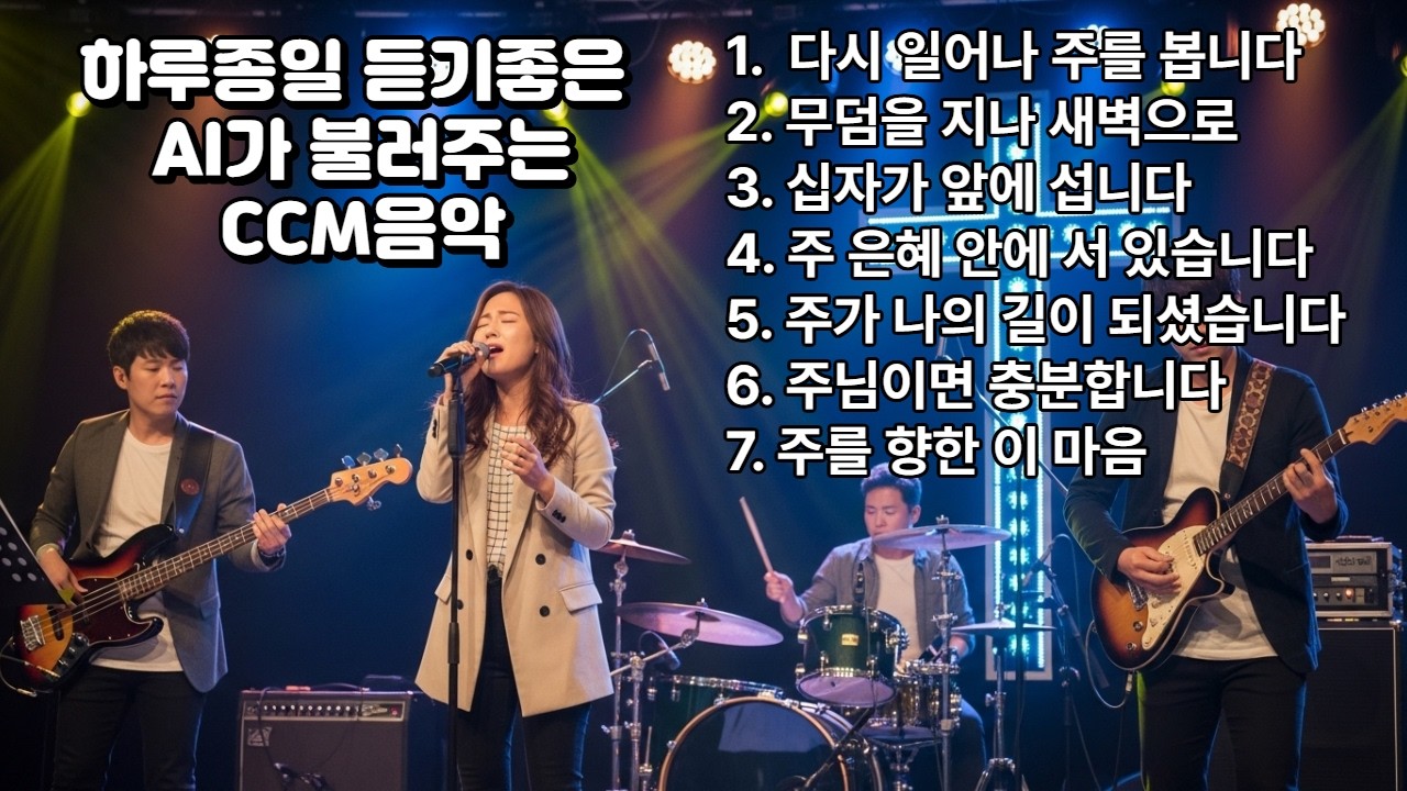 하루종일 듣기좋은 AI가 불러주는 CCM 노래 #기독교음악 #ccm연속듣기