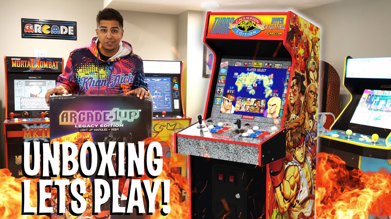 CAPCOM LEGACY WiFI LIVE!? Arcade1UP Yoga Flame Editionl — ПОЛНАЯ РАСПАКОВКА И ОБЗОР!