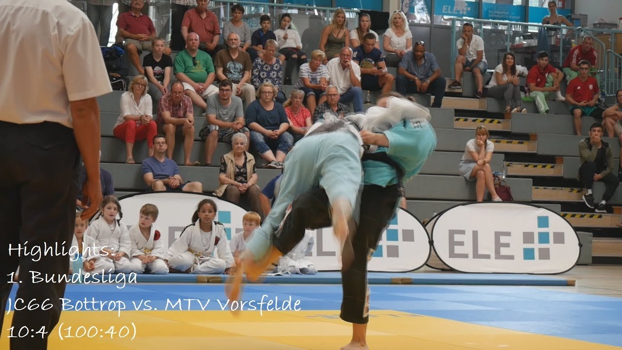 Judo || Bundesliga 2018: JC66 Bottrop vs. MTV Vorsfelde (10:4 [100:40])