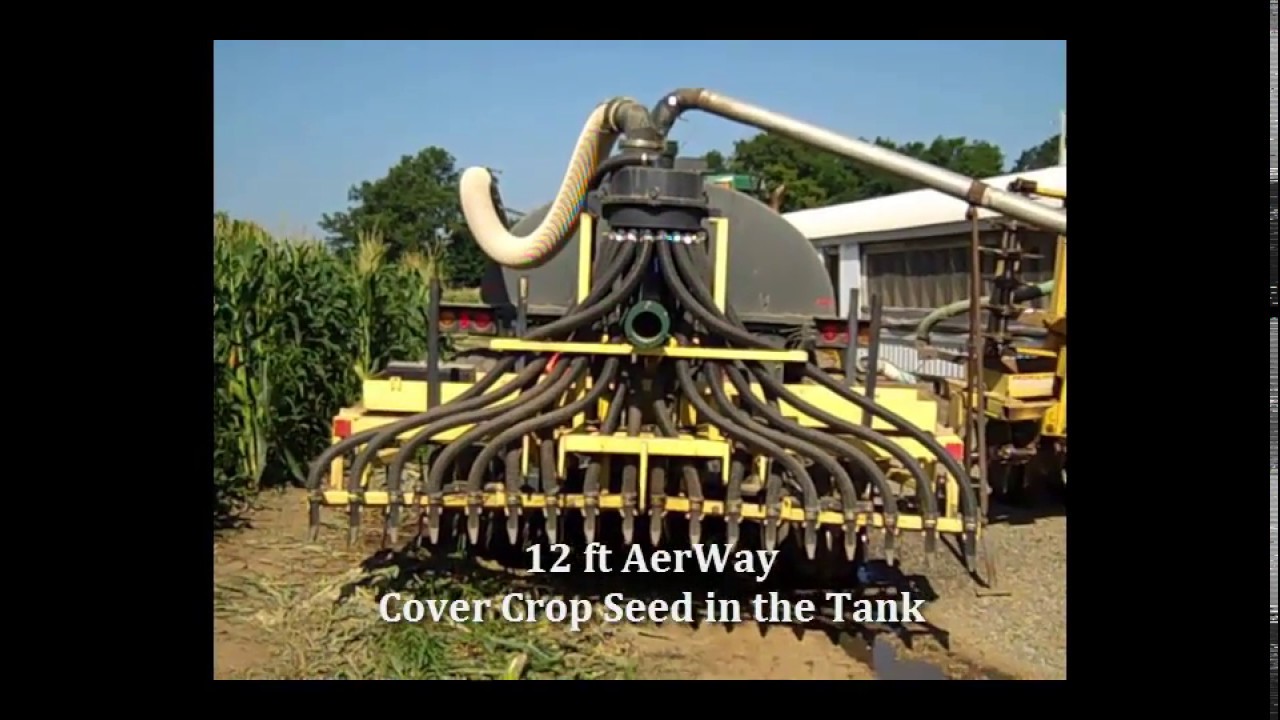 Manure slurry seeding: reintegrating cover crops, manure and low-disturbance tillage