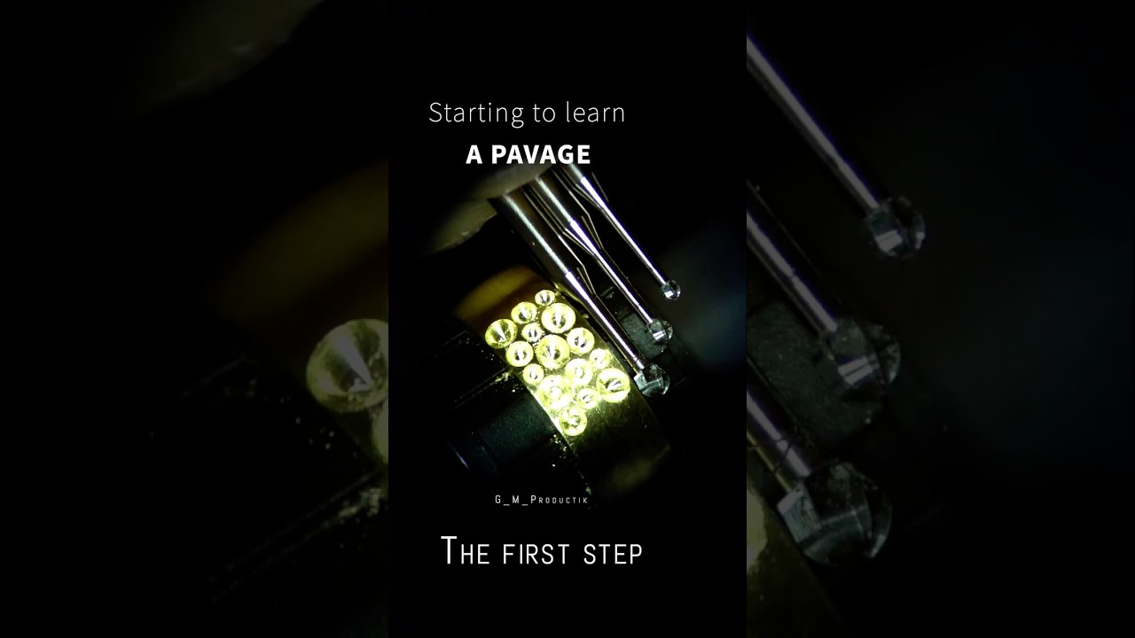 Micropav&eacute; setting , How to start the right way #stonesetting #jewelry #diamondsetter