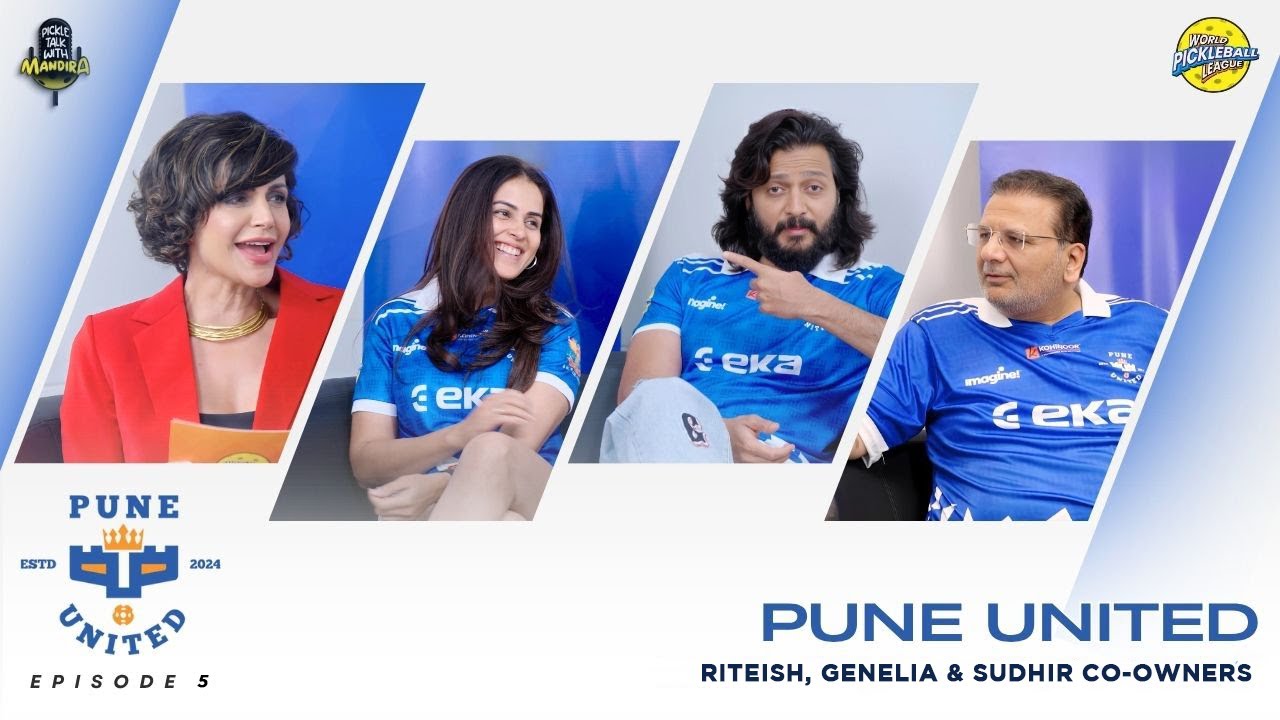 Pickle Talk with Mandira | Episode 5 | Genelia & Riteish Deshmukh, Sudhir Mehta - Pune United