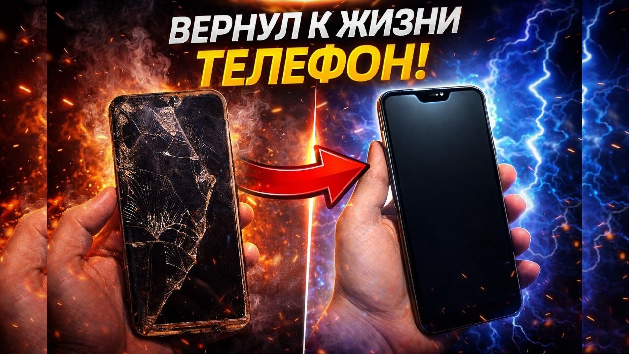 Я ВЕРНУЛ К ЖИЗНИ РАЗБИТЫЙ ТЕЛЕФОН САМЫМ ДЕШЕВЫМ СПОСОБОМ