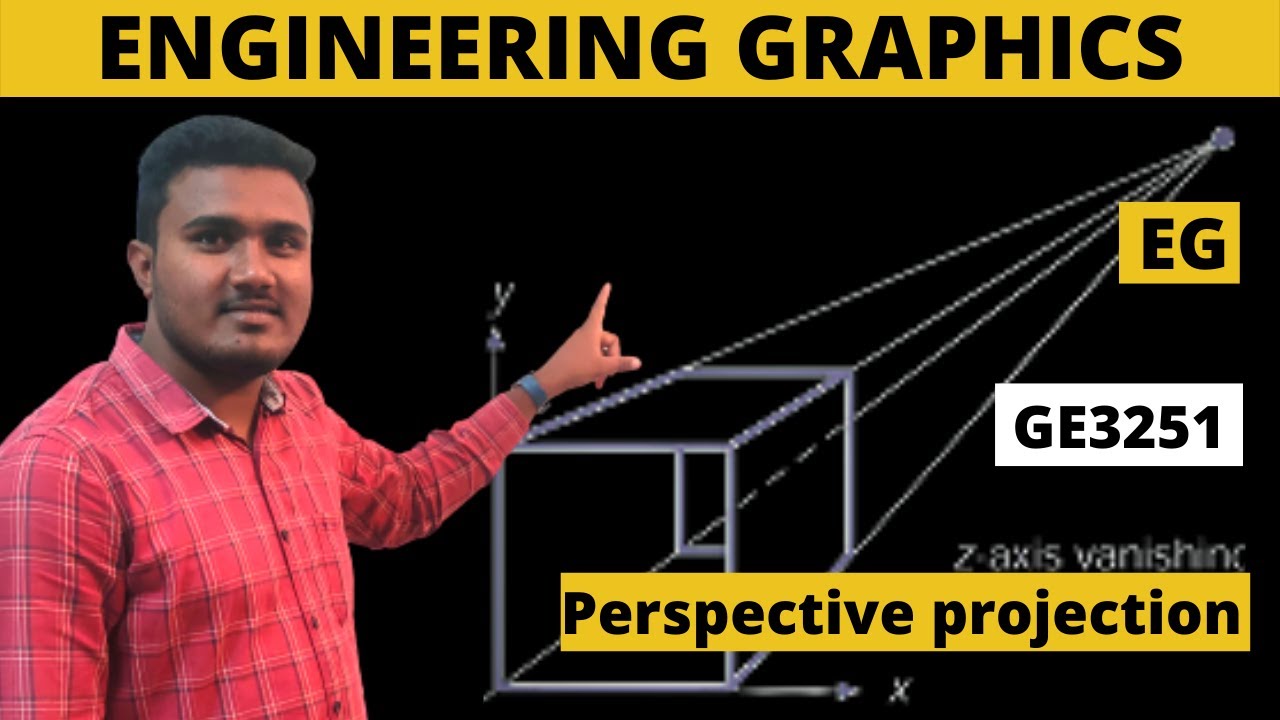 Perspective Projection| EG| Unit-V | Part-2| Engineering Graphics| GE3251