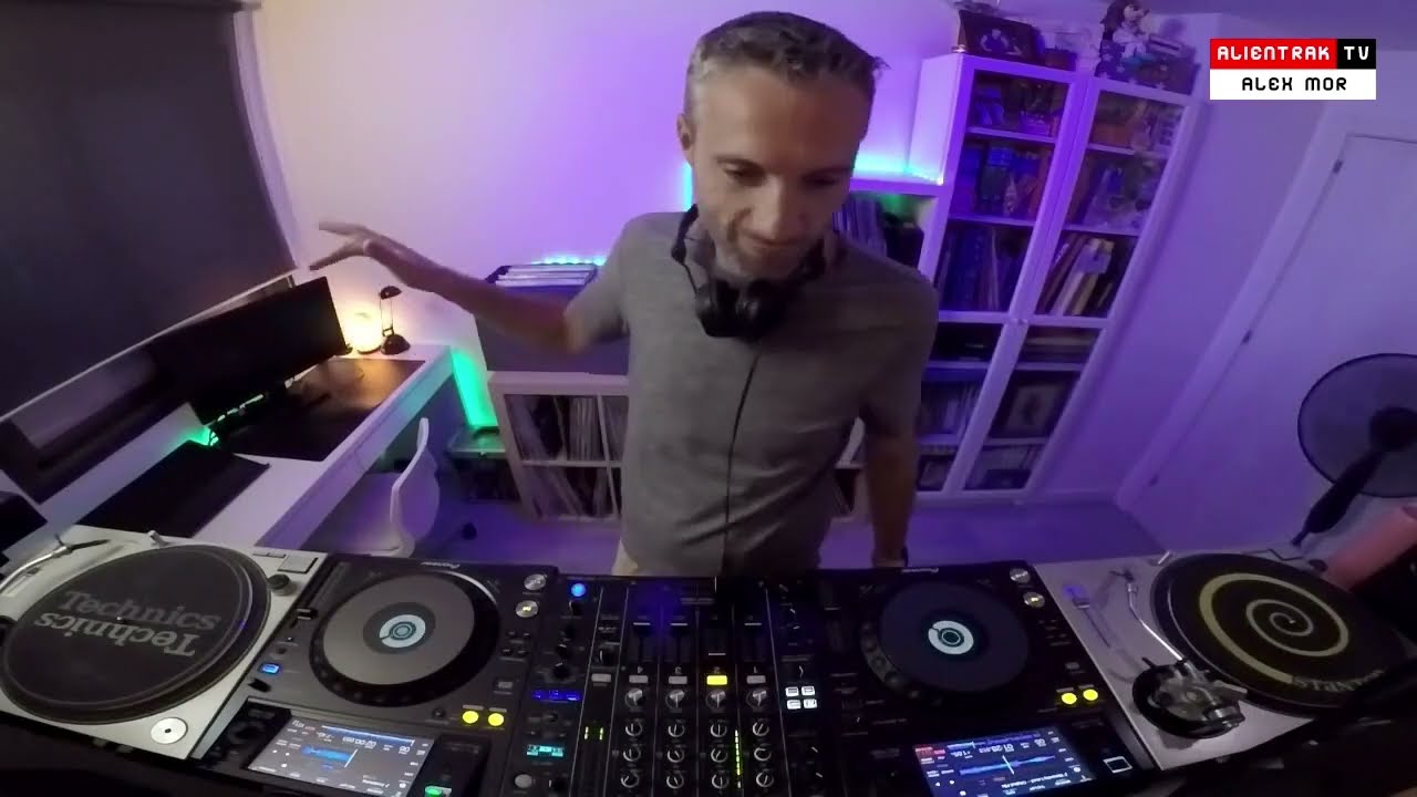 ACID TECHNO - Pioneer DJM 750 Mk2 + XDJ1000mk2 - DARK NIGHT BY ALEX MOR