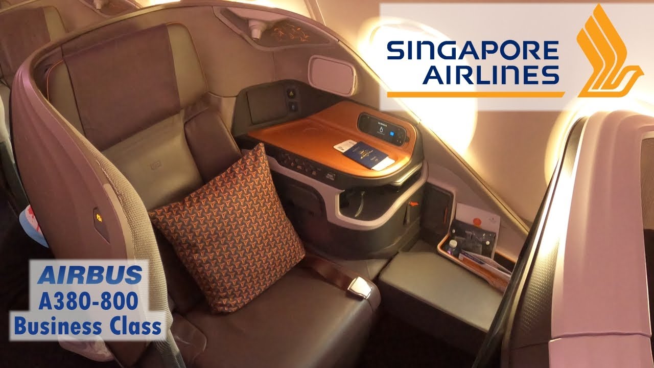 Singapore Airlines Business Class Airbus A380-800 Flight Review /Sydney to Singapore / 4K