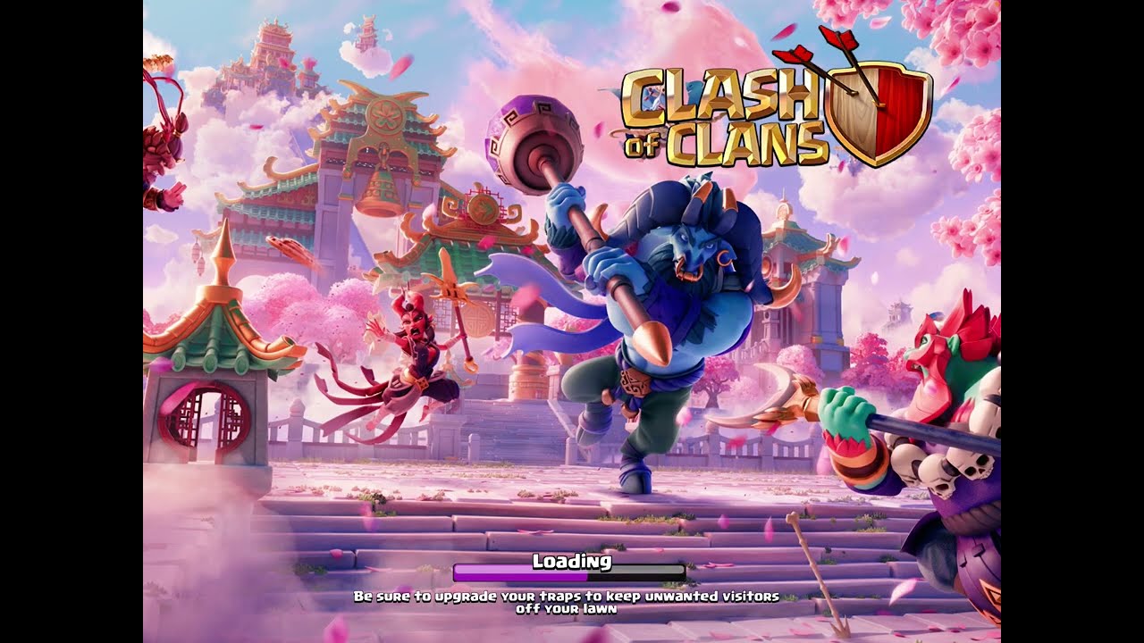 Doing clash of clans attacks {no voice}