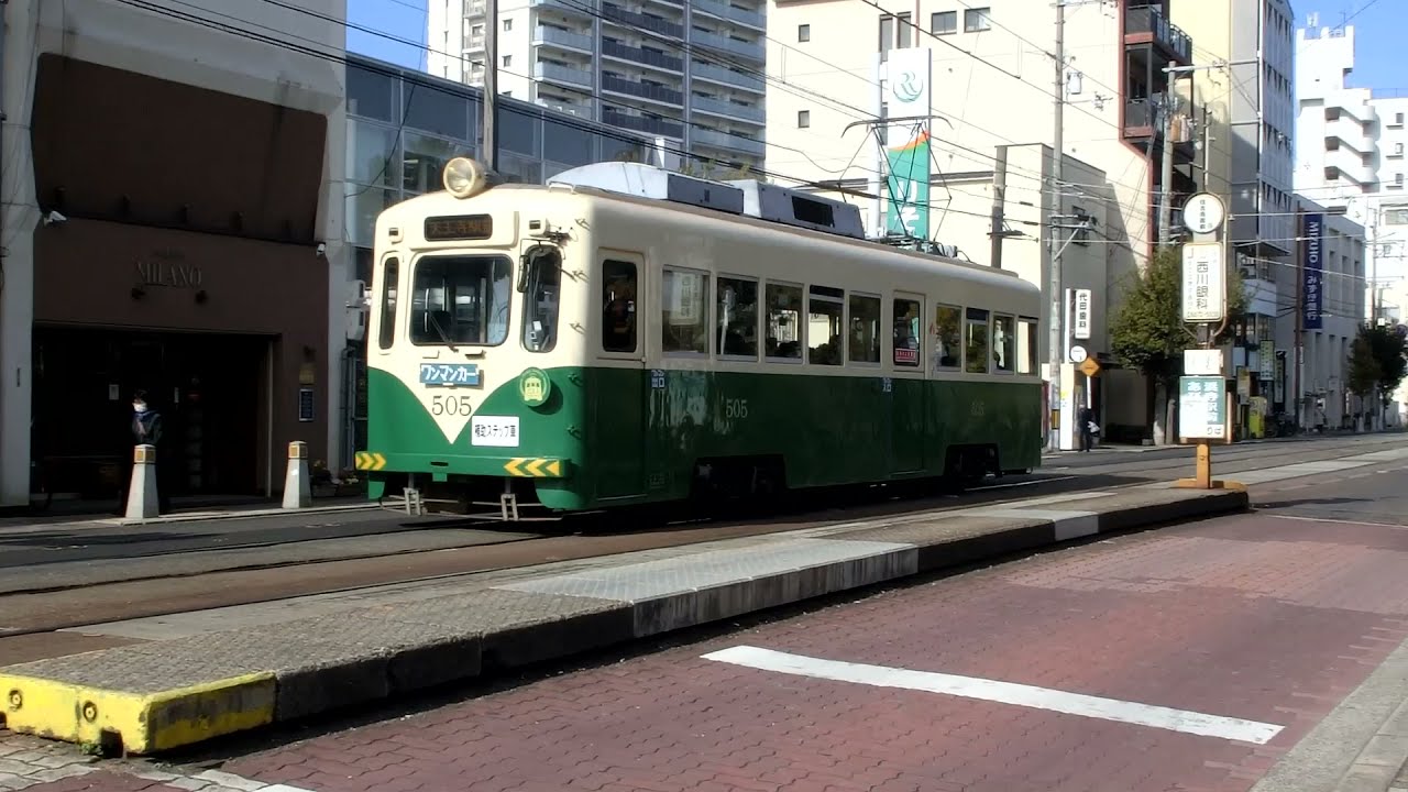 Hankai Tramway departure(Sumiyoshi-toriimae Station)