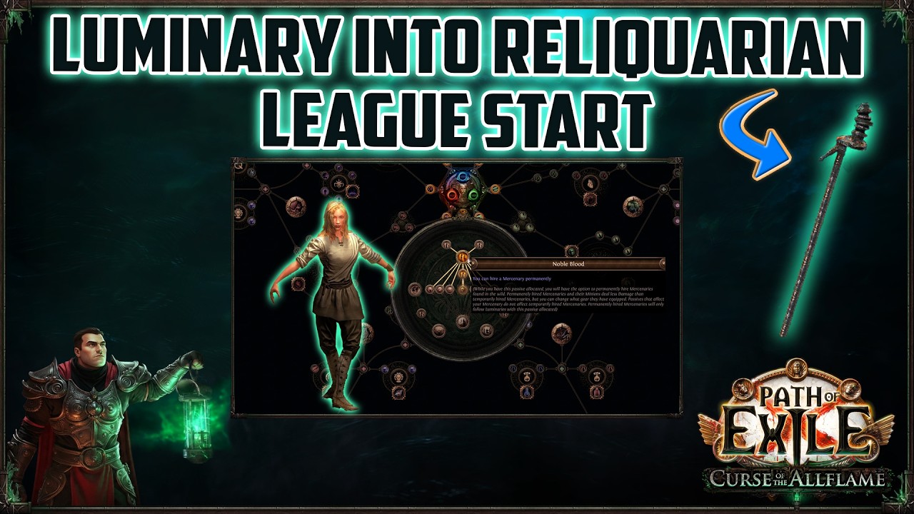Старт лиги: Luminary Mercs &rarr; Reliquarian Xirgil Staff 3.29 | Path of Exile