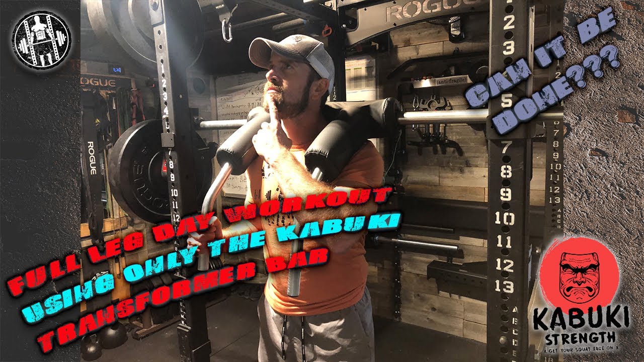 Full Leg Workout Using Only The Kabuki Transformer Bar... Can It be done?