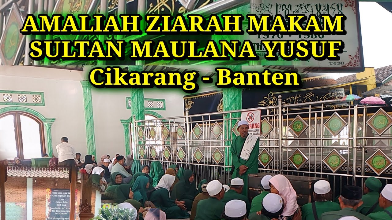 Ziarah Makam Gus Din & Sultan Maulana Yusuf bersama Guru Pembimbing Syekh Armain.