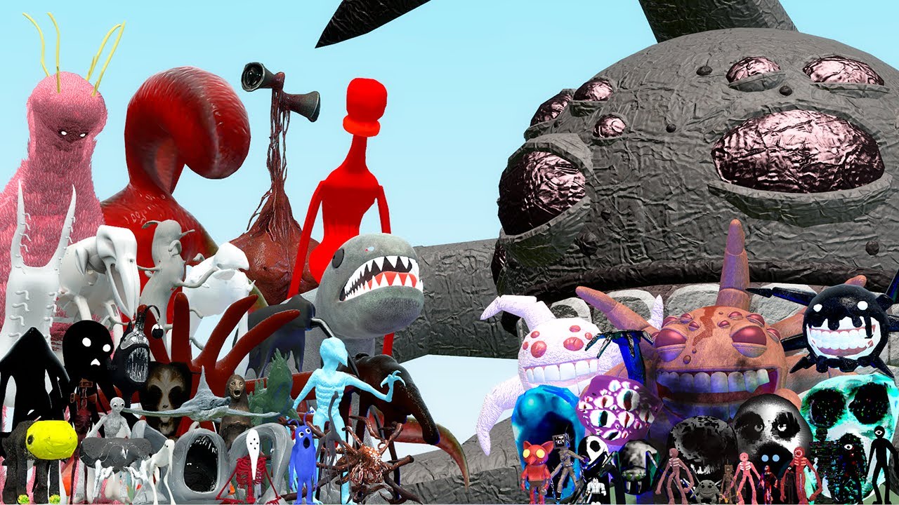 WATCHTOWER TREVOR HENDERSON CREATURES VS GRUMBLE DOORS FAMILY (Garry's Mod)