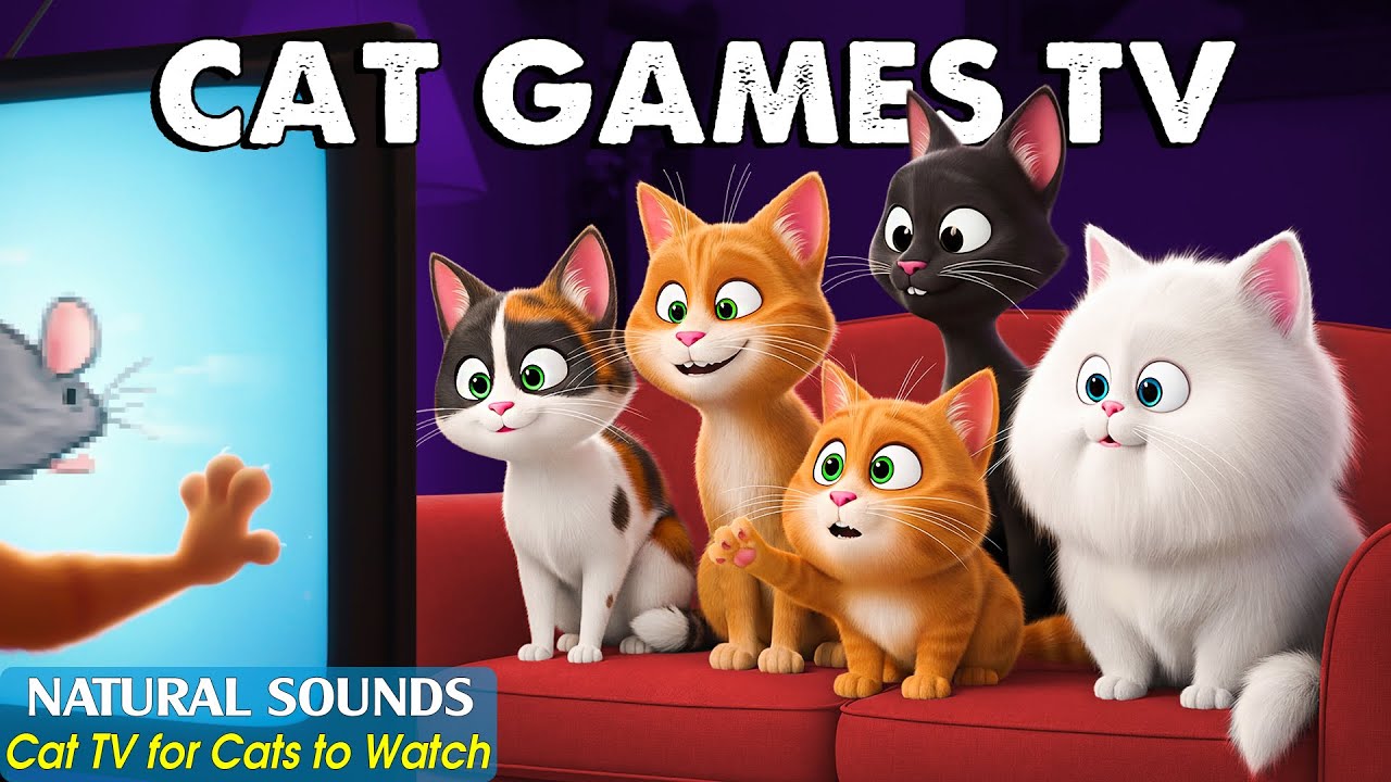 🔴STIMULATING CAT TV 24/7－3D Cat Games on Screen To Keep Cats Entertained Every Day 😸 Videos for Cats