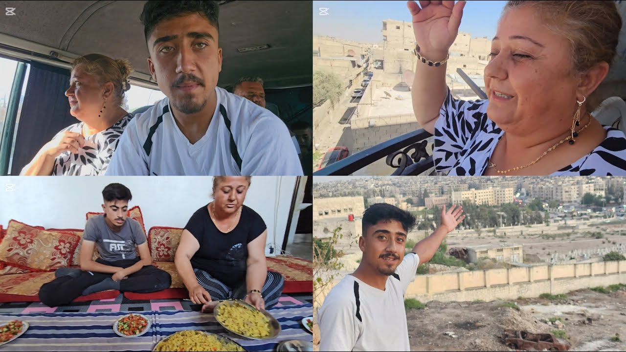اول زياره بالسرفيس فقنا بكير لنروح ع حلب شوفو كيف كان الطريق بالسرفيس