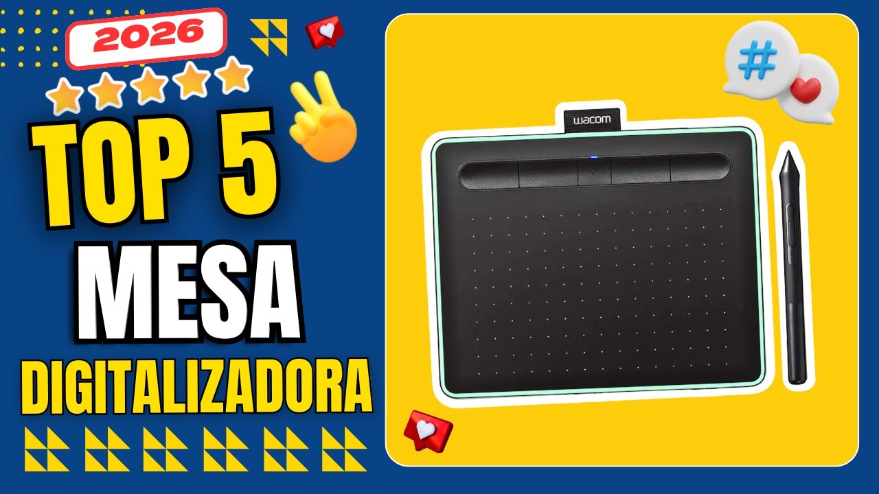 DESENHE COMO UM PRO! Top 5 Mesas Digitalizadoras 2026 (Wacom, Huion)